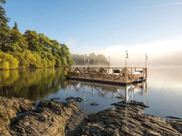 Ufloat Hausboot Floß Kit Beispiel Aufbau